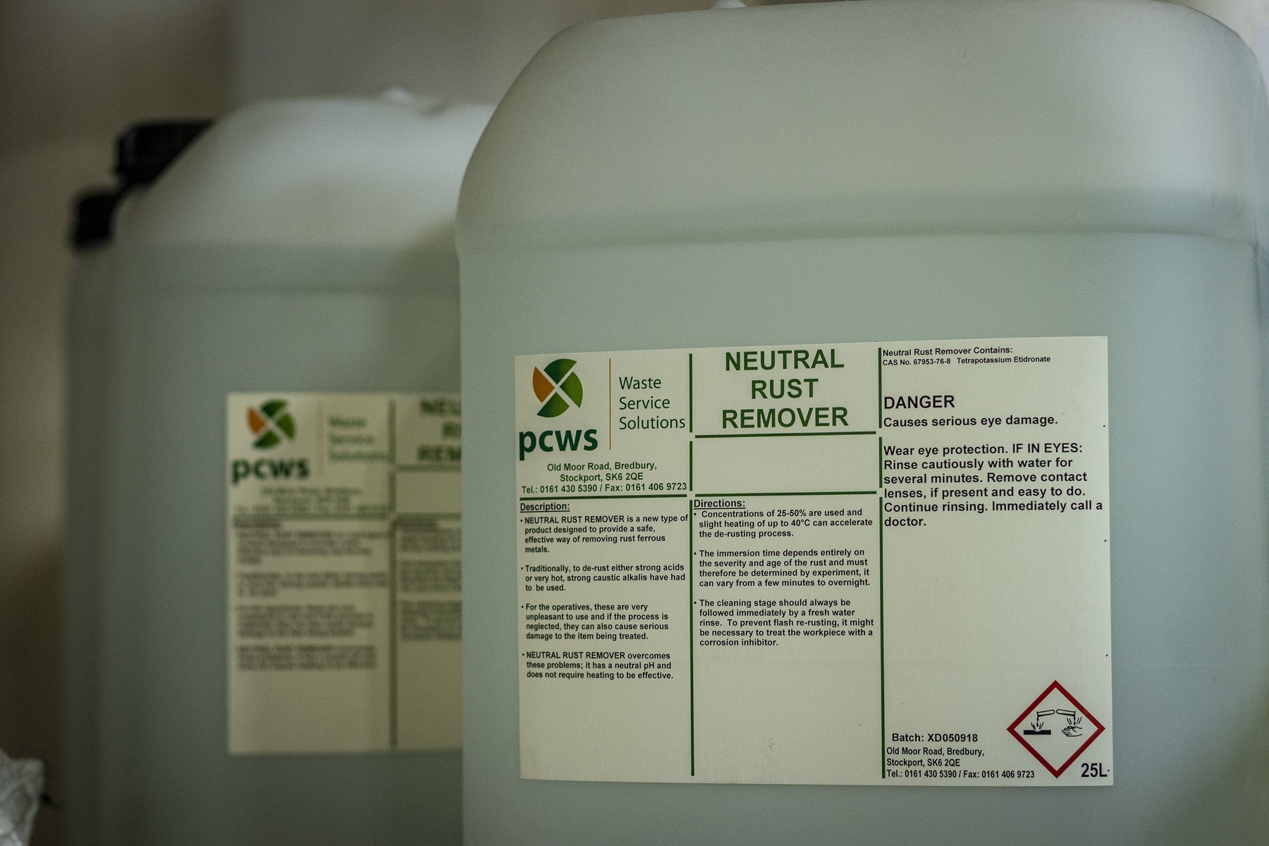 Neutral Rust Remover 25 Litres PCWS 